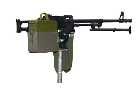 Vehicle mounted machine gun